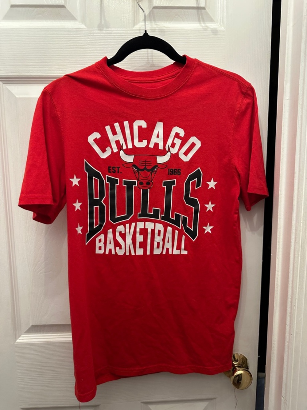 NBA Chicago Bulls Red Short Sleeve Tee